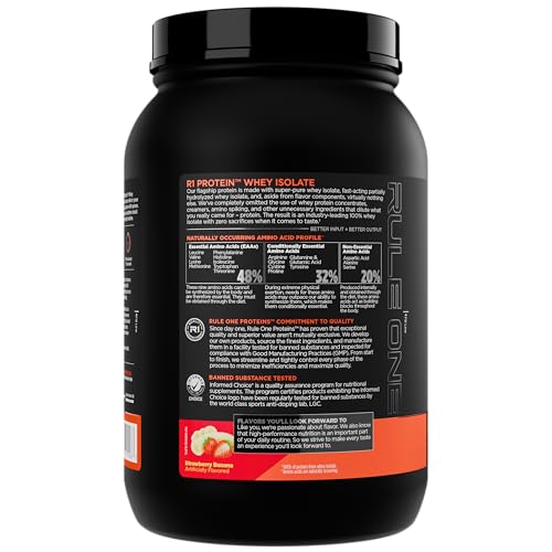 Rule 1 Proteins R1 Whey Isolate shake in a cup for on-the-go fueling.