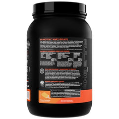 Rule 1 R1 Whey Isolate Orange Dreamsicle flavor ready to mix for a refreshing shake.