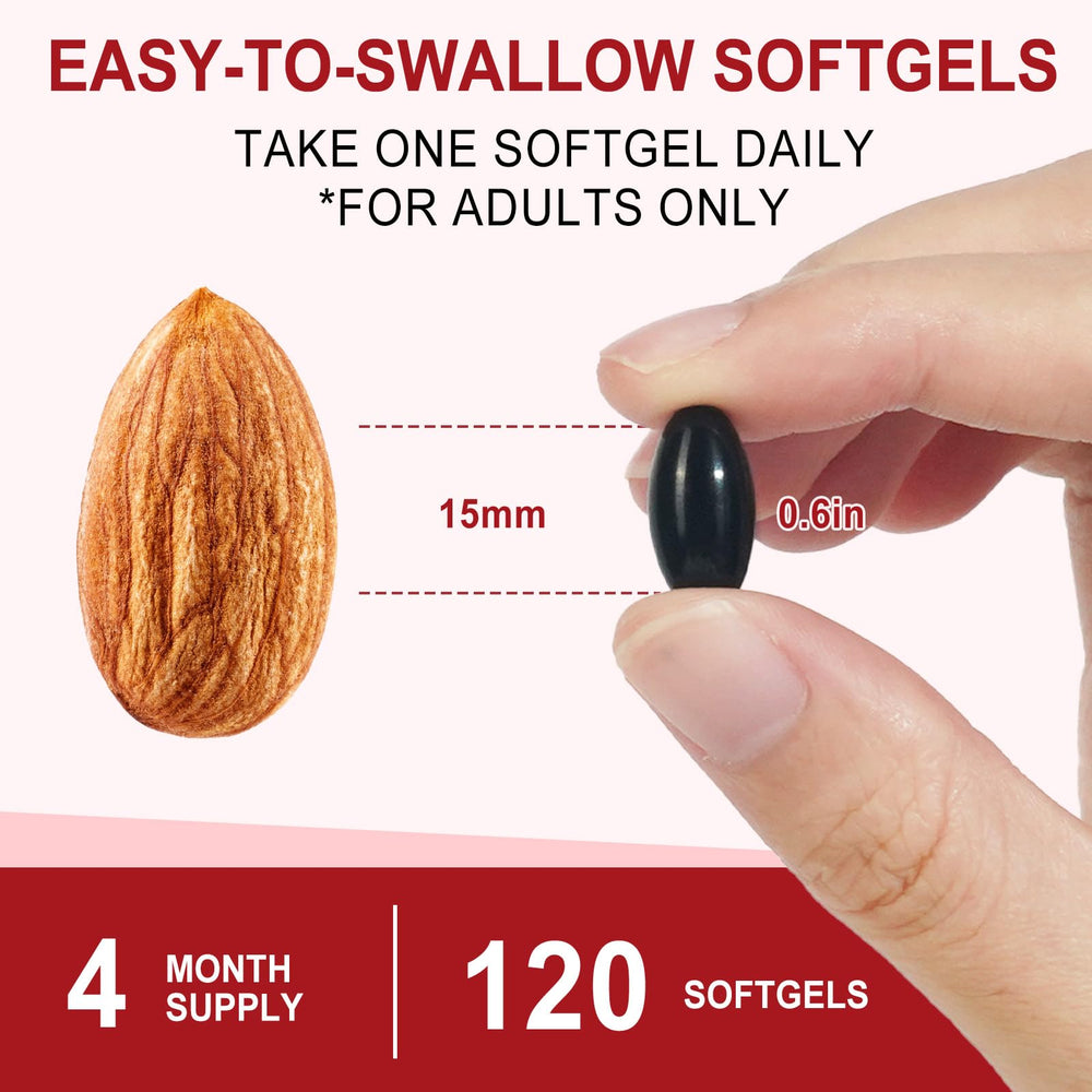 Rulviou Astaxanthin softgels capsules closeup for premium potency.