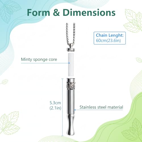 Runmecy mint pod refill kit for continuous refreshing breaths