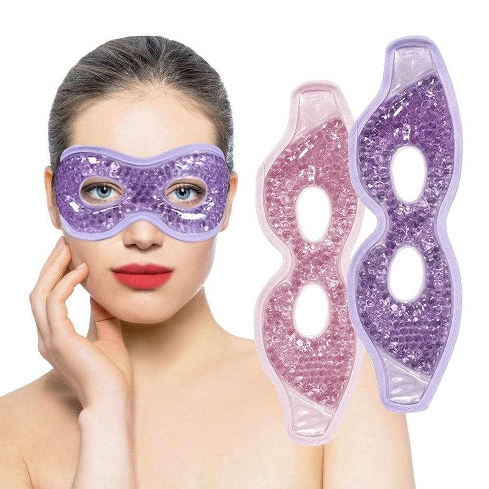 Ruzzut antifaz de gel para ojos con dos piezas, descanso ocular cómodo