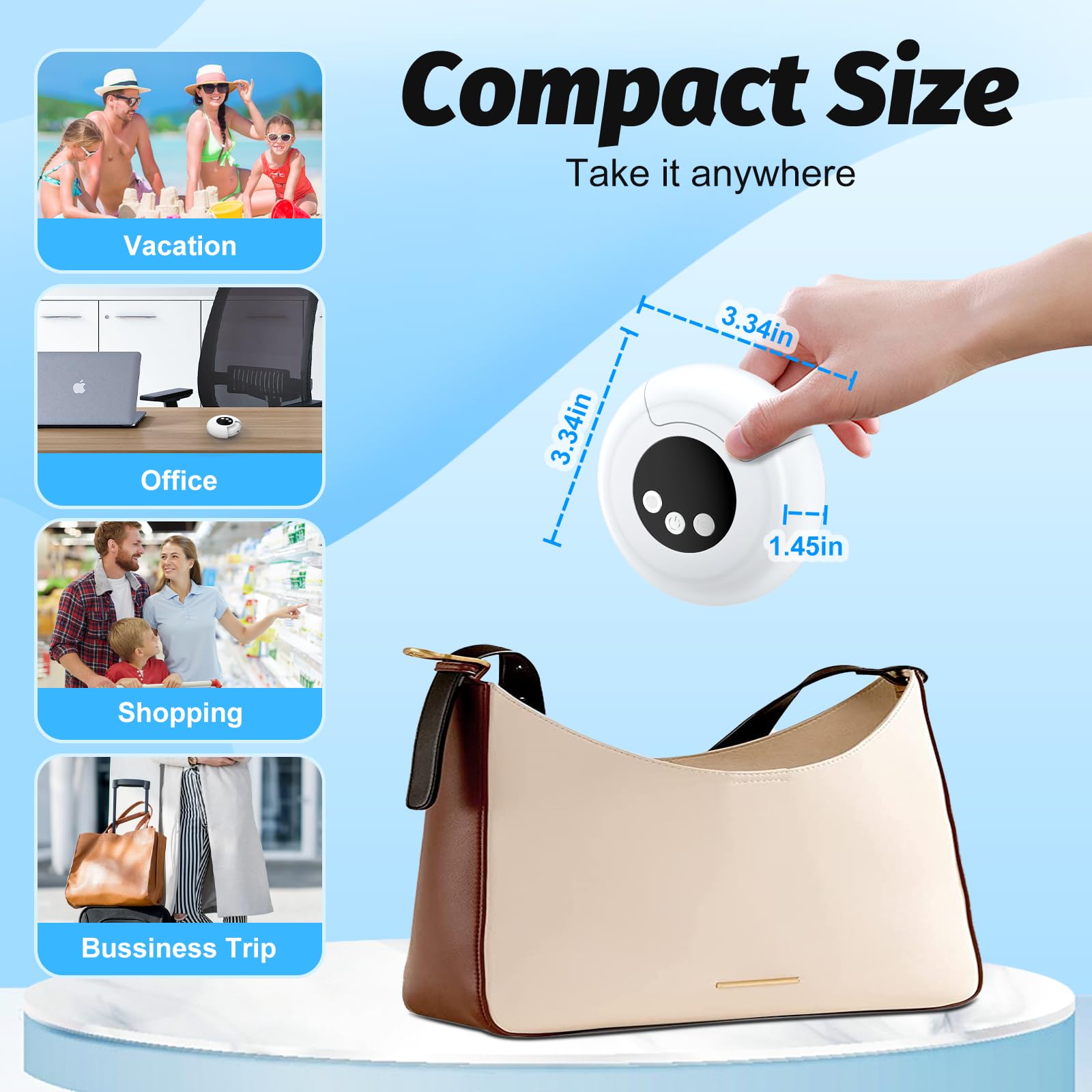 RVDU Type-C rechargeable battery for convenient charging on the go
