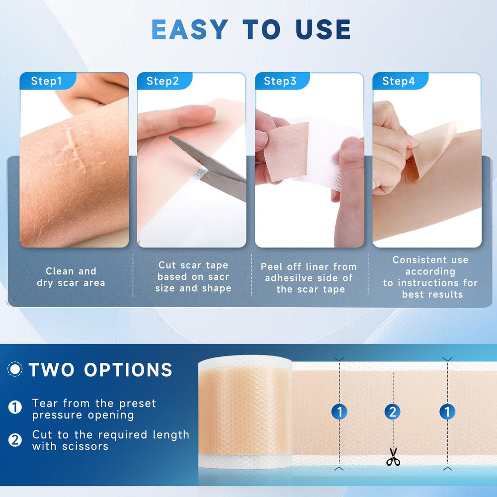 Rvlaim silicone scar sheets burn scar, comfort during healing