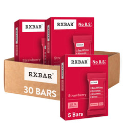 RXBAR Strawberry protein bar pack ready for on-the-go snacking