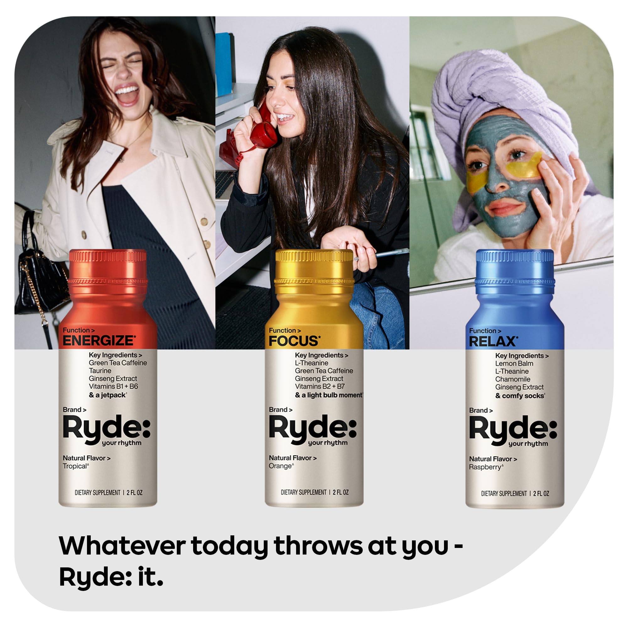 RYDE Ryplenish formula graphic highlighting on-demand balance