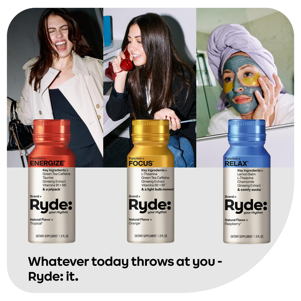 RYDE Ryplenish formula graphic highlighting on-demand balance
