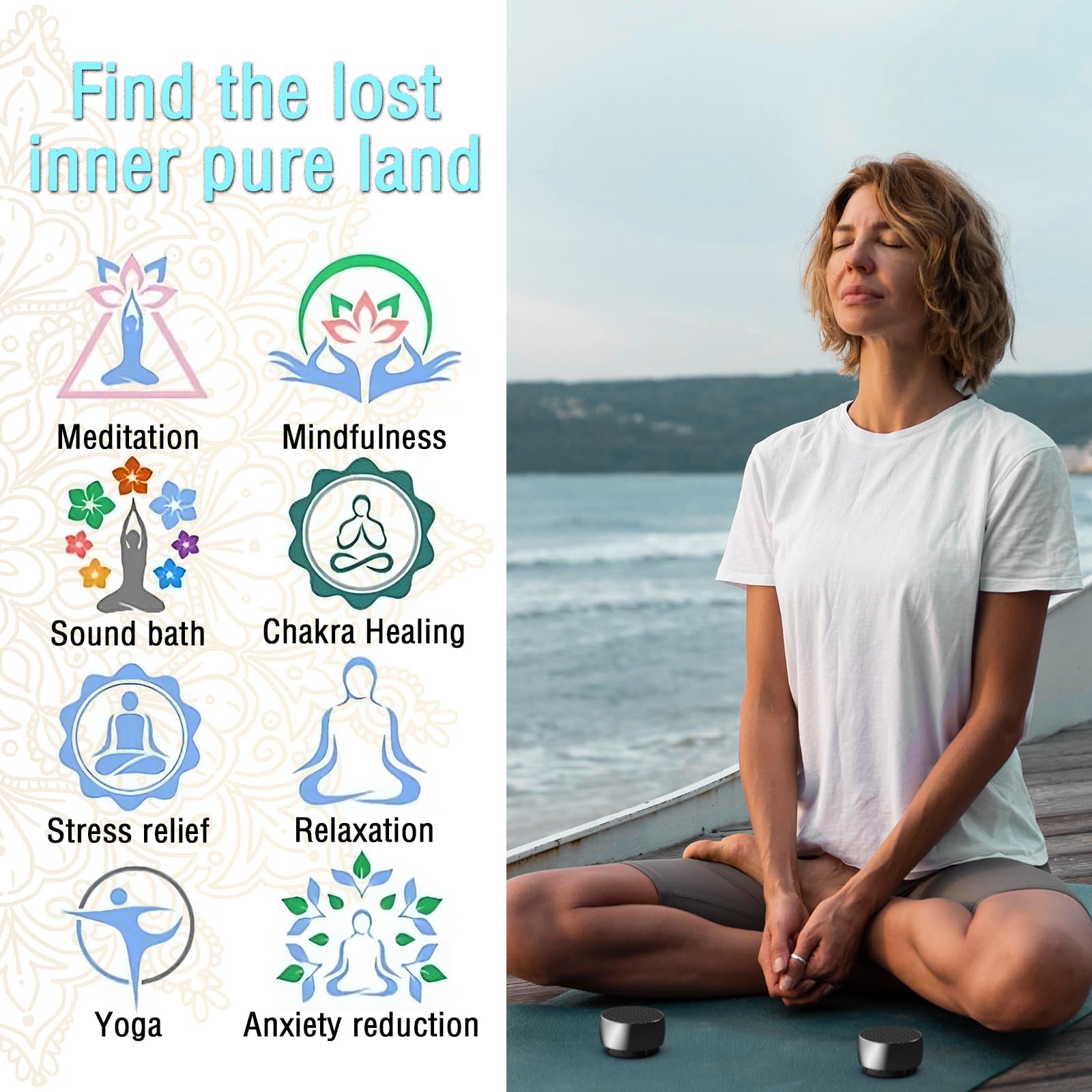 Rylaxtones yoga-practice-use demonstrates versatile meditation support