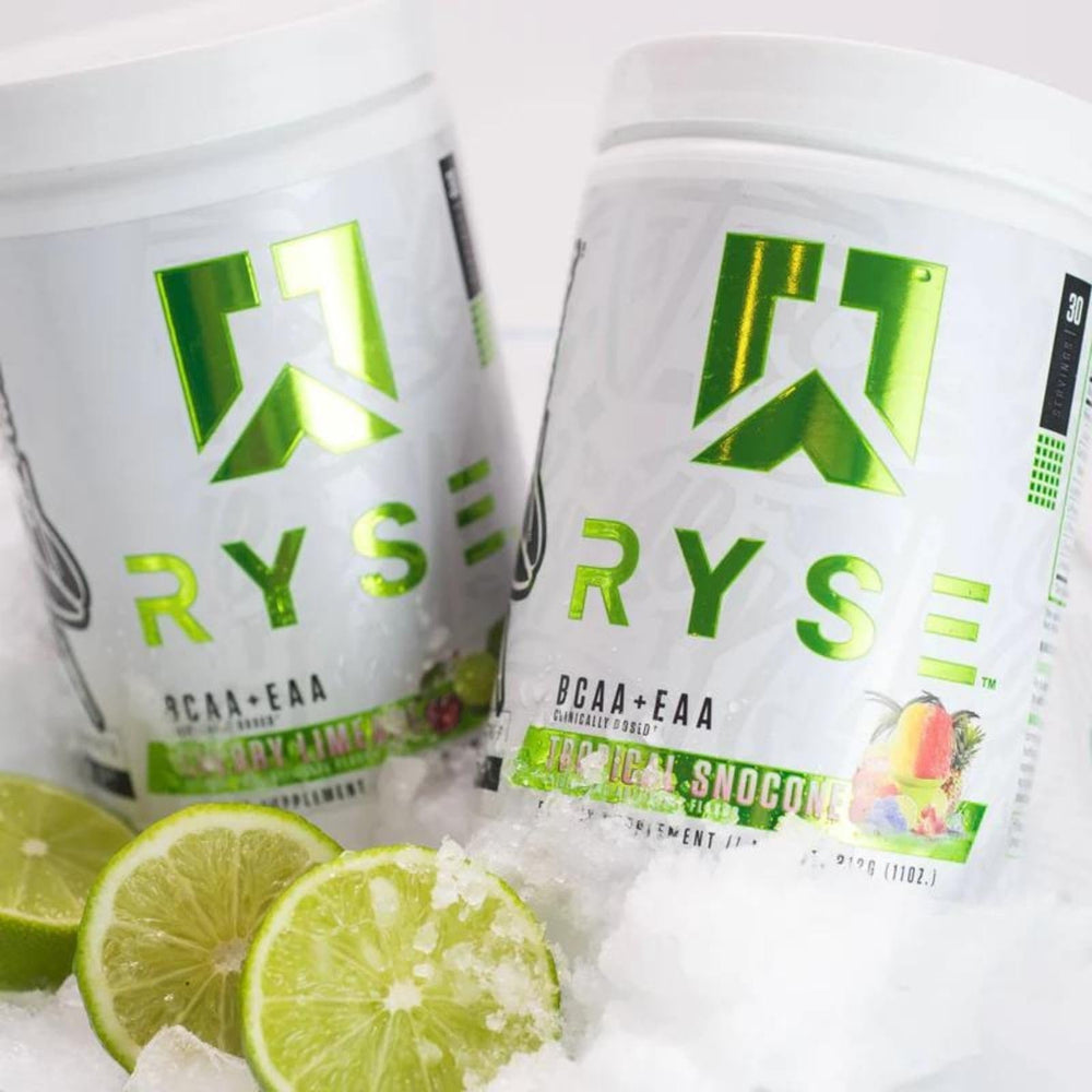 RYSE BCAA EAA Powder features no artificial colors or dyes for clean taste