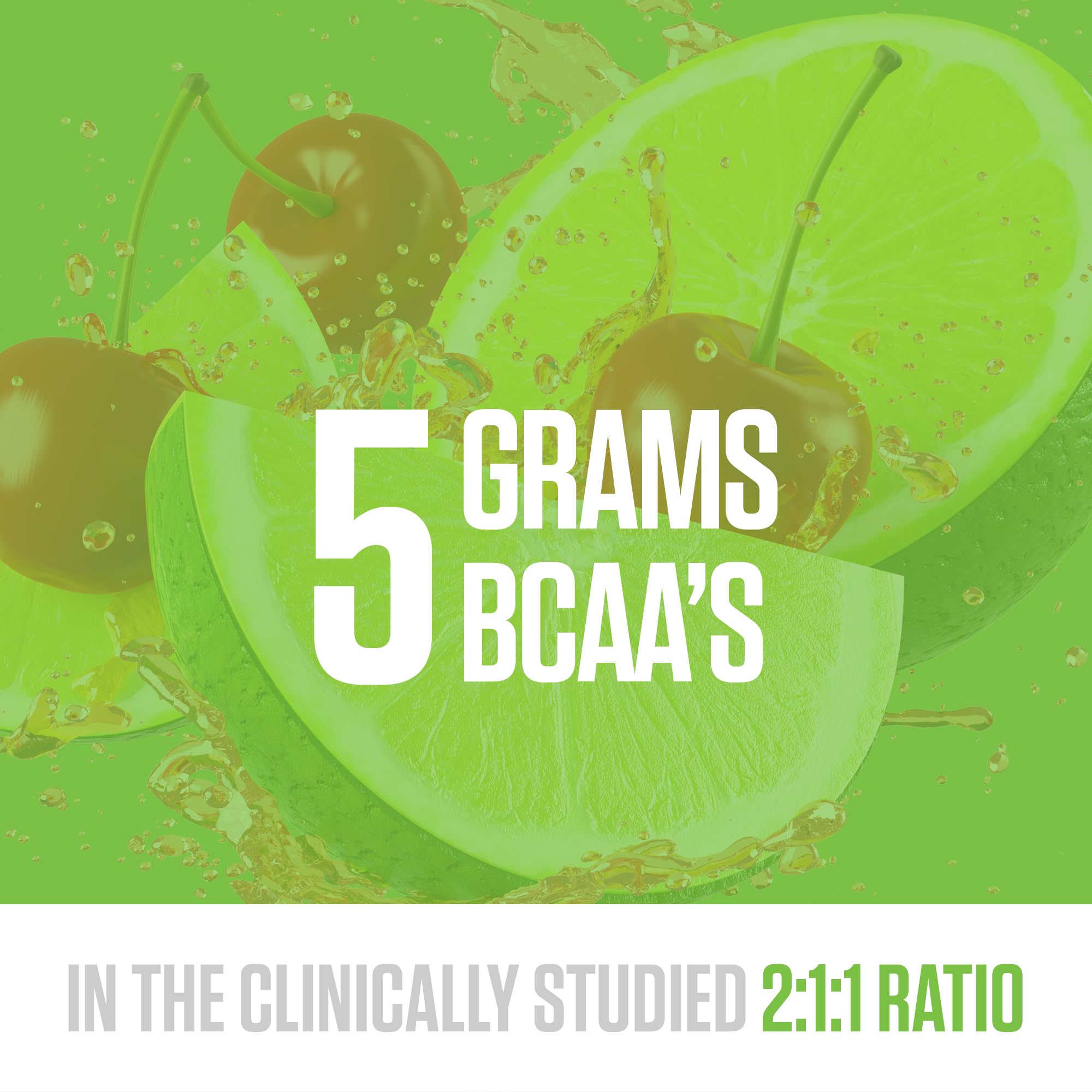 RYSE BCAA EAA Powder Cherry Limeade glass mixed after shaking.