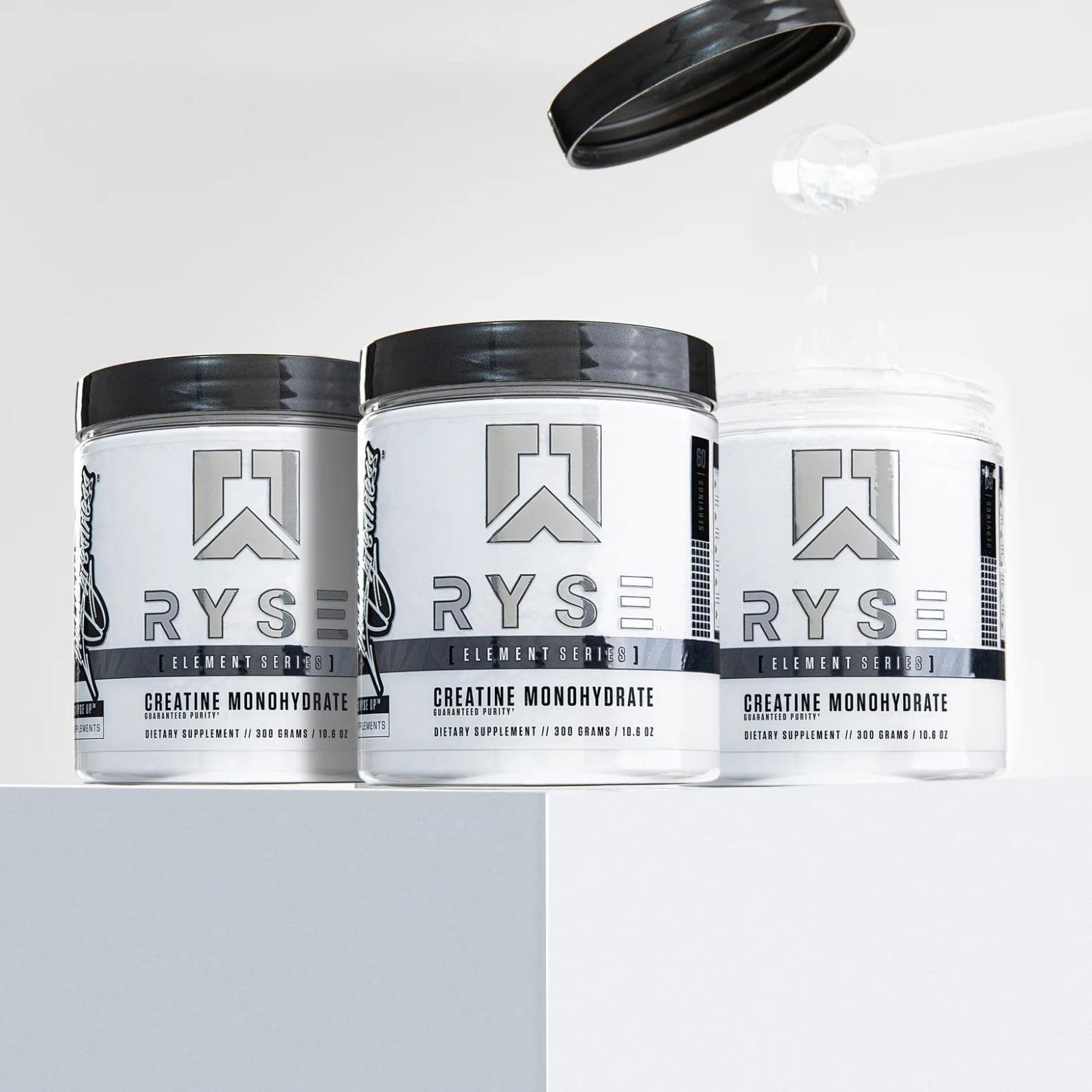 RYSE Creatine Monohydrate unflavored high-intensity session emphasizing endurance