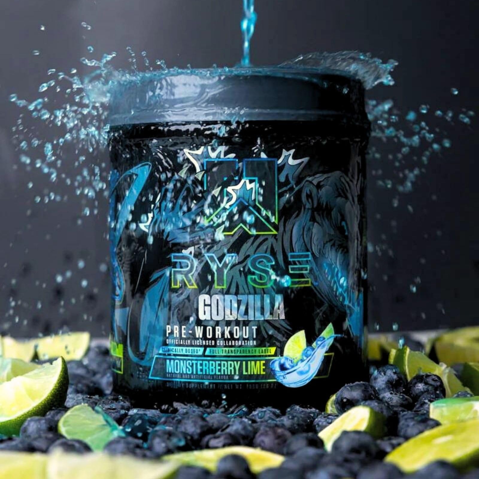 Tub details citrulline and caffeine for energy and pump potential.