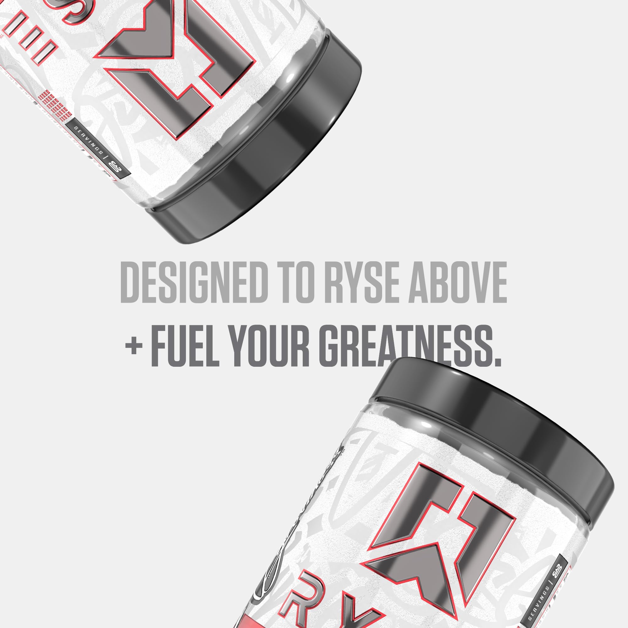 RYSE Loaded Creatine mixing glass demonstrates quick dissolution