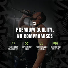 RYSE Loaded Plant Protein Vanilla shake in glass ready to fuel training and daily energy
