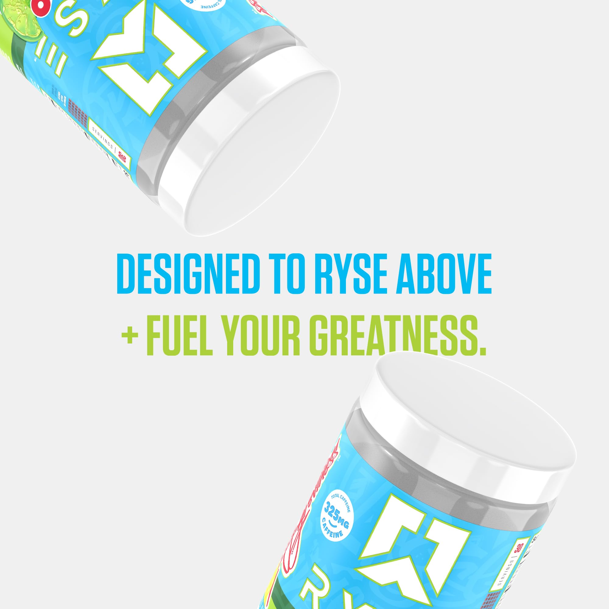 RYSE Loaded Pre-Workout flavor-banner showcases nostalgic lemon-lime taste