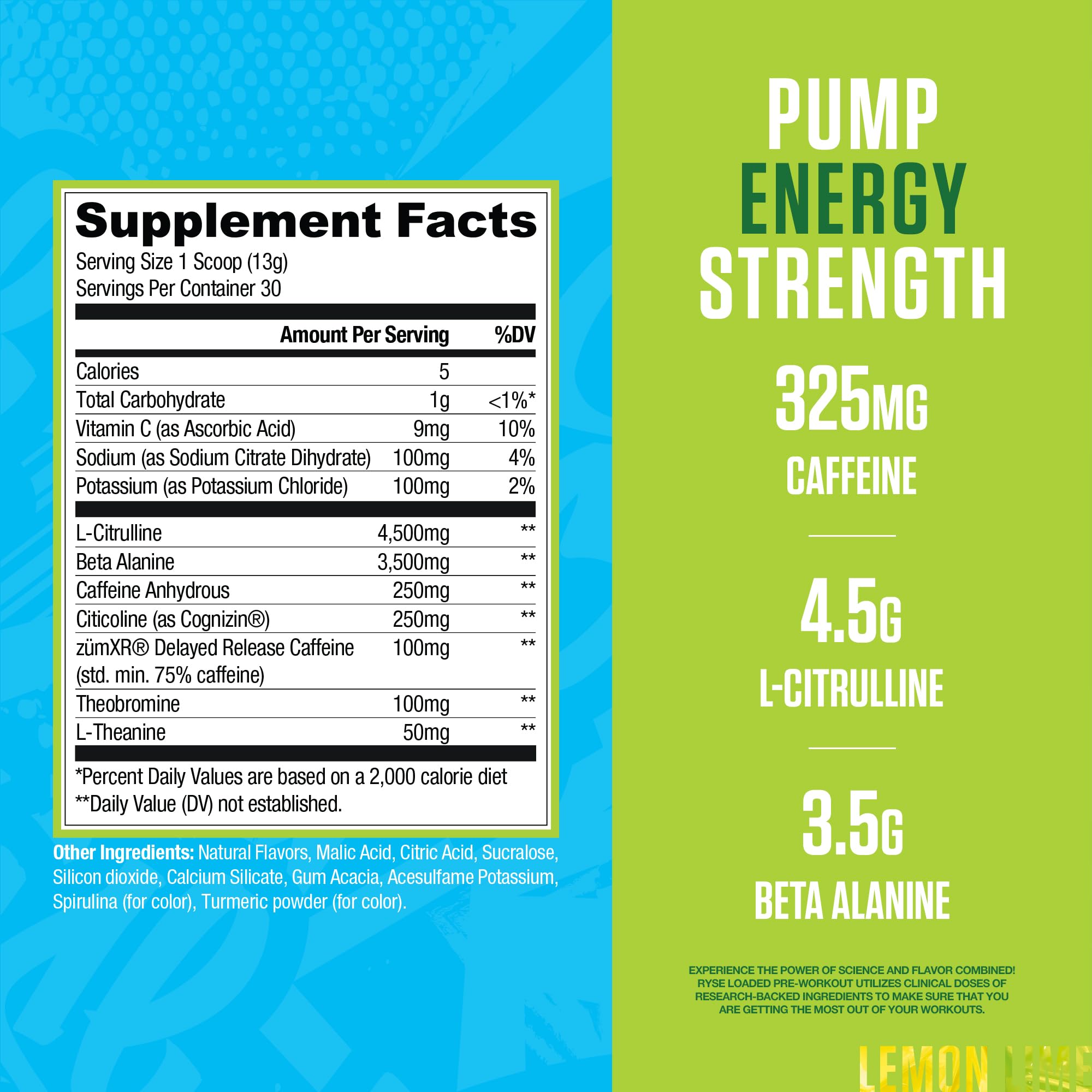 RYSE Loaded Pre-Workout scoop-dispense enables consistent workouts and quick mixes