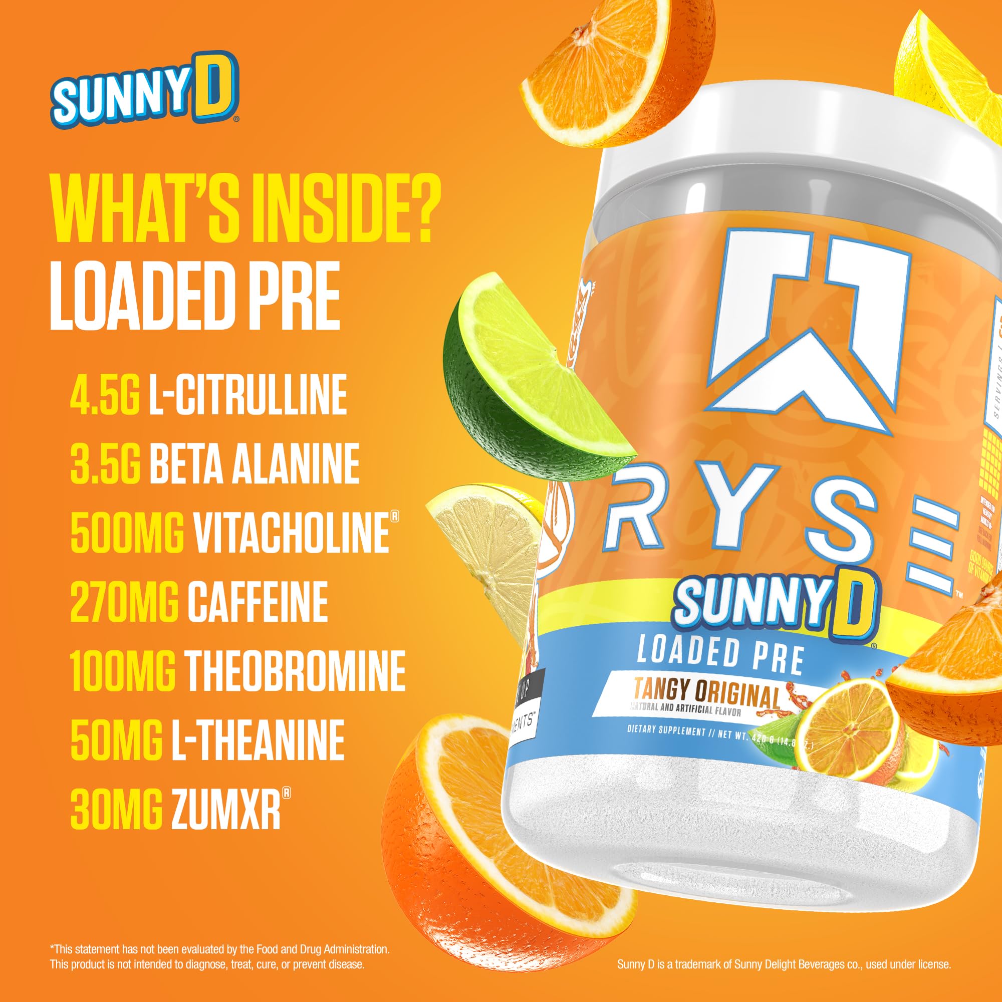 SunnyD Tangy Original bottle on a gym bench suggests refreshing flavor during sessions.