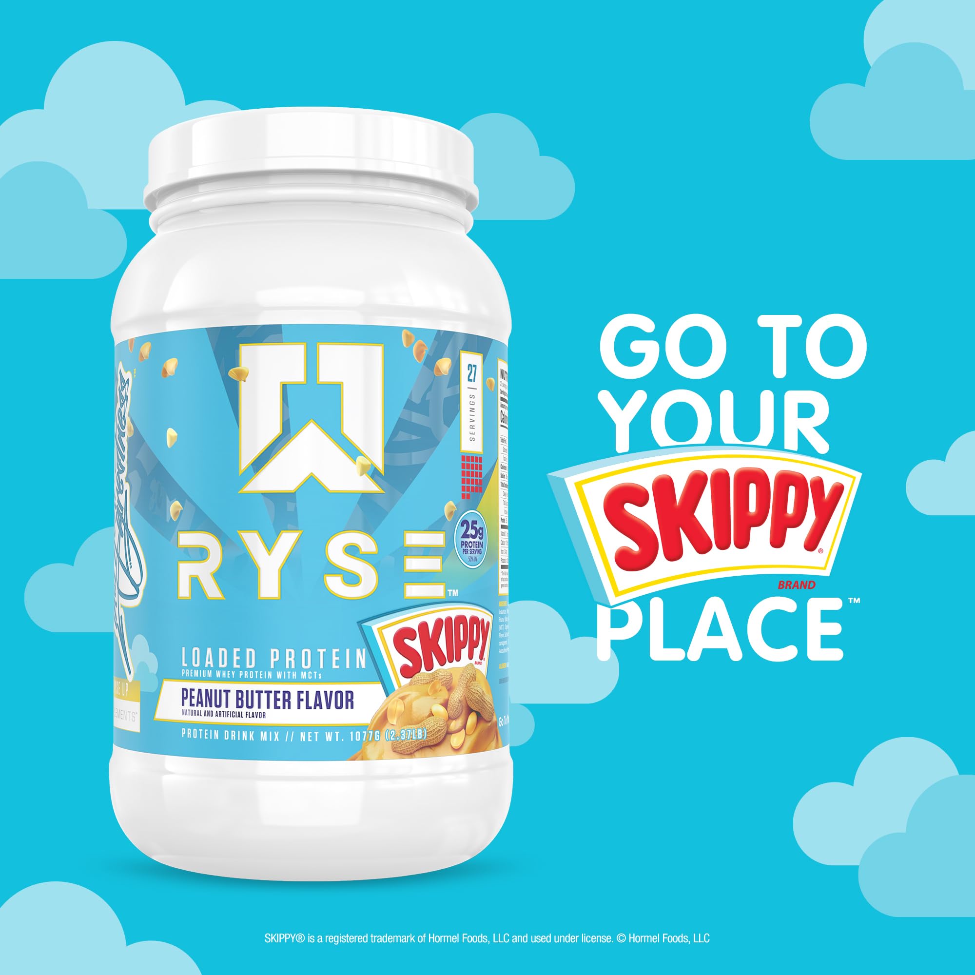 RYSE Loaded Protein with MCTs provides clean energy support for workouts.