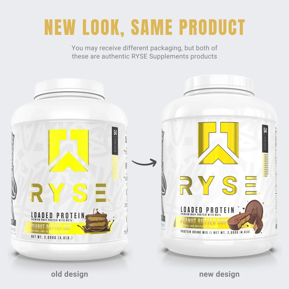 RYSE Peanut Butter Cup flavor aroma and indulgent taste.