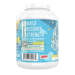 RYSE Loaded Protein Powder shake glass highlighting fast absorption and smooth texture