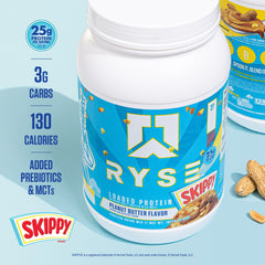 RYSE Loaded Protein Powder's prebiotic fiber blend supports digestion.