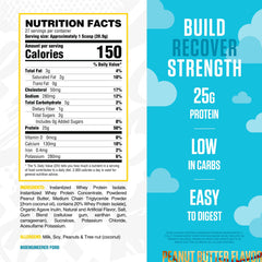 RYSE Loaded Protein Powder scoop close-up showing smooth texture for post-workout shakes.