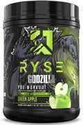 RYSE Godzilla X Noel Deyzel Pre Workout Powder – Green Apple, 400mg Caffeine, 20/40 Servings