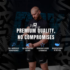 Label details mention citrulline peptides and VasoDrive in RYSE Pump Cap Max.