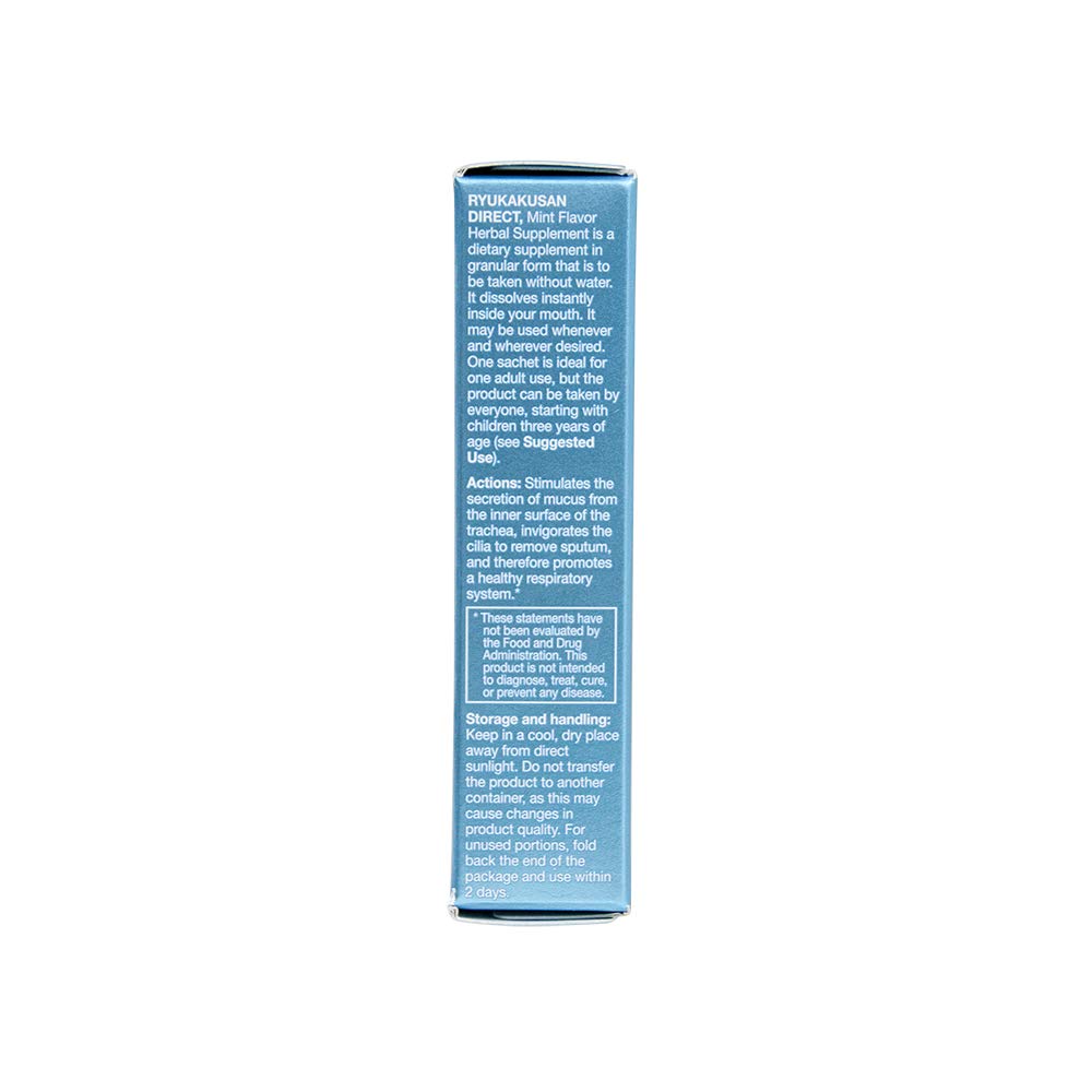 Ryukakusan Direct Mint Stick for on-the-go use during busy days.