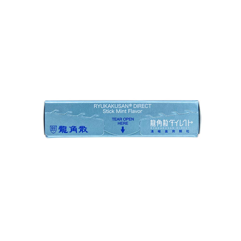 Ryukakusan Direct Mint Stick packaging designed for quick access.
