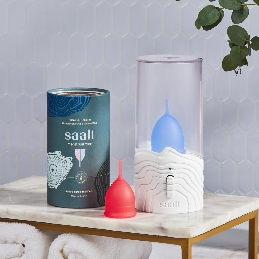Saalt Arctic Mist works with all cups and discs.