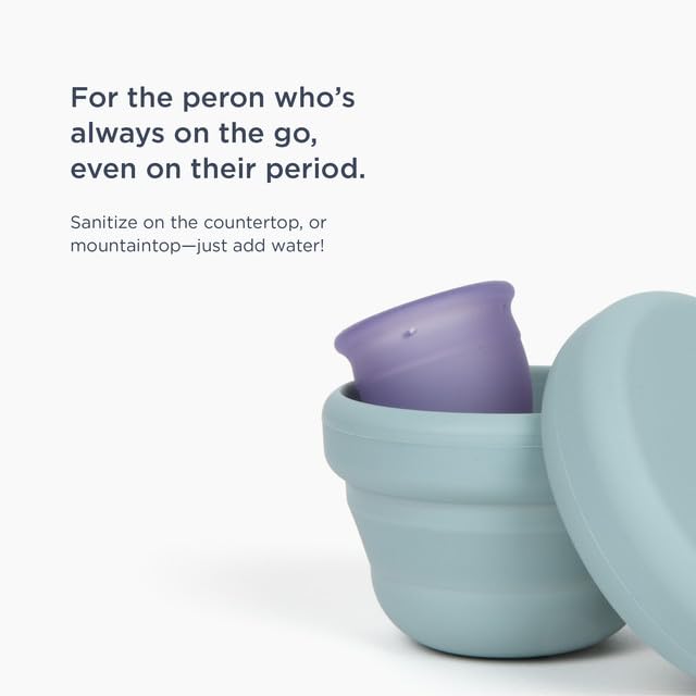 Saalt Compact Sanitizer BPA-free silicone material supports safe, reusable use