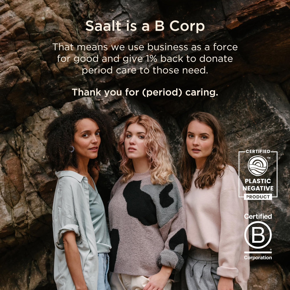 Saalt cup eco-friendly reusable solution reducing waste.