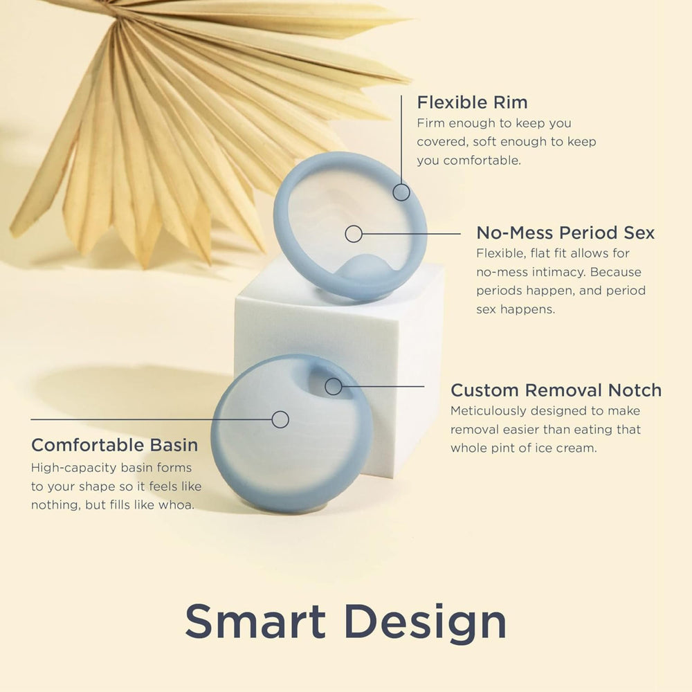 Saalt Disc Duo features soft, flexible silicone that naturally conforms for comfort.