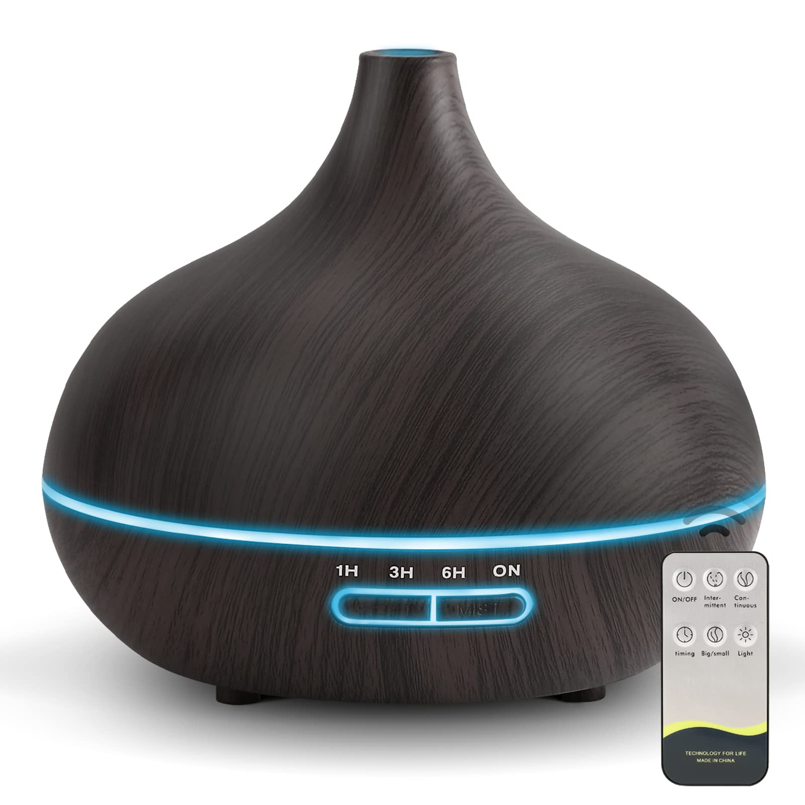 SACATR diffuser with 550ml capacity diffusing aroma in a living room