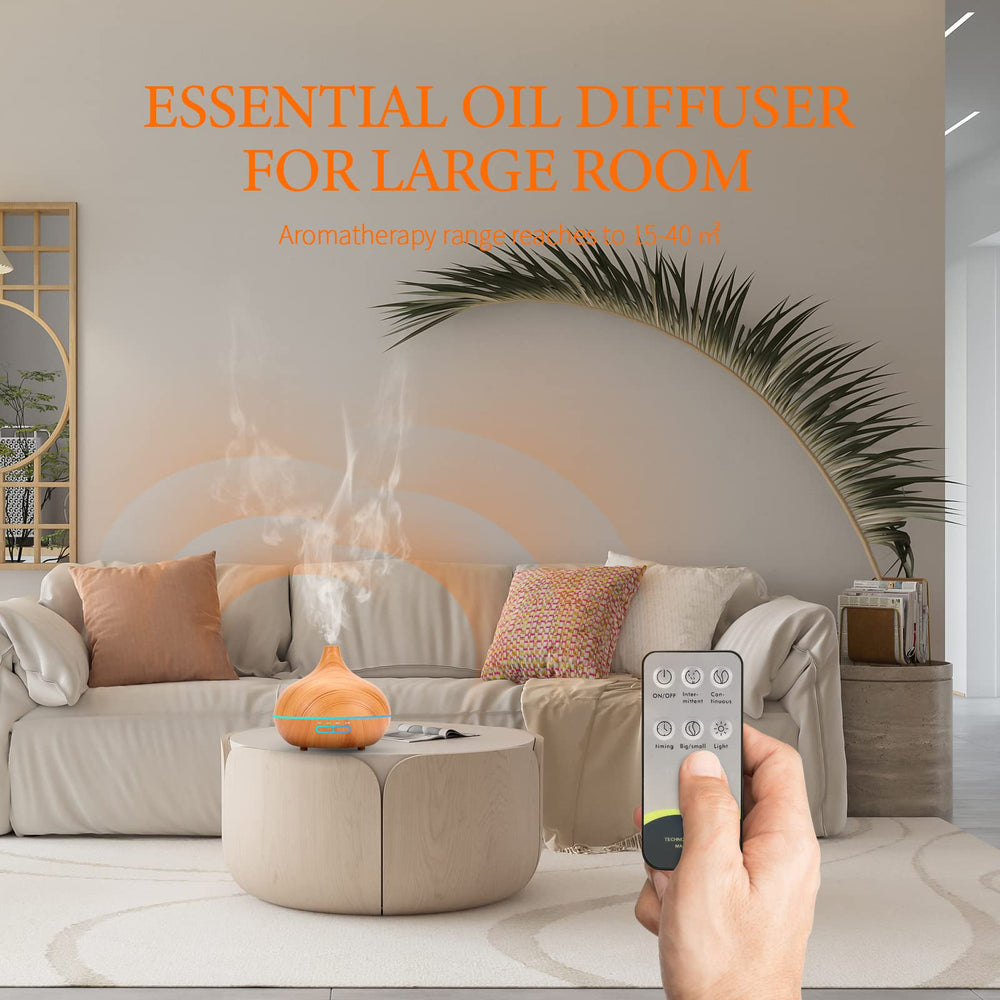 SACATR diffuser offers multiple mist and ambient light options