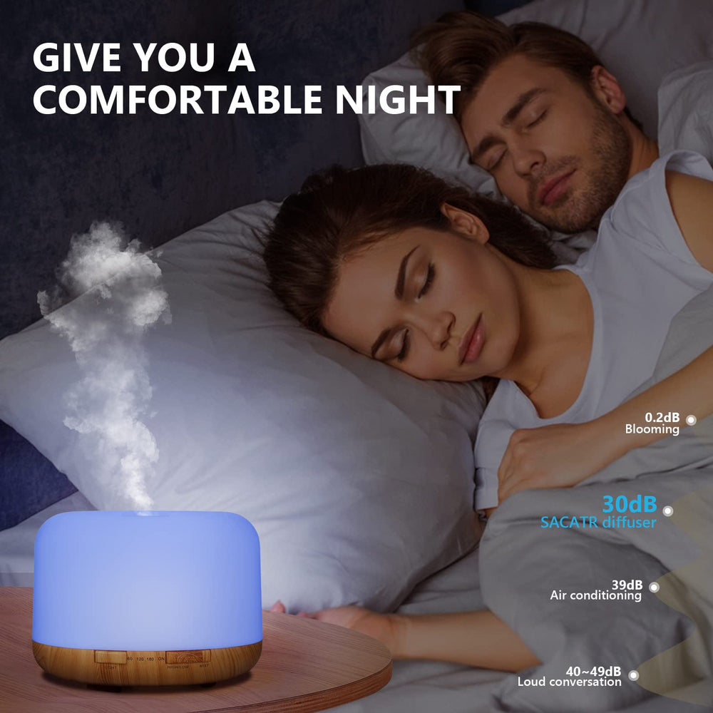 SACATR diffuser quiet operation suitable for bedroom or office