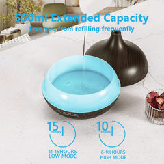 SACATR diffuser timer settings for personalized daily use