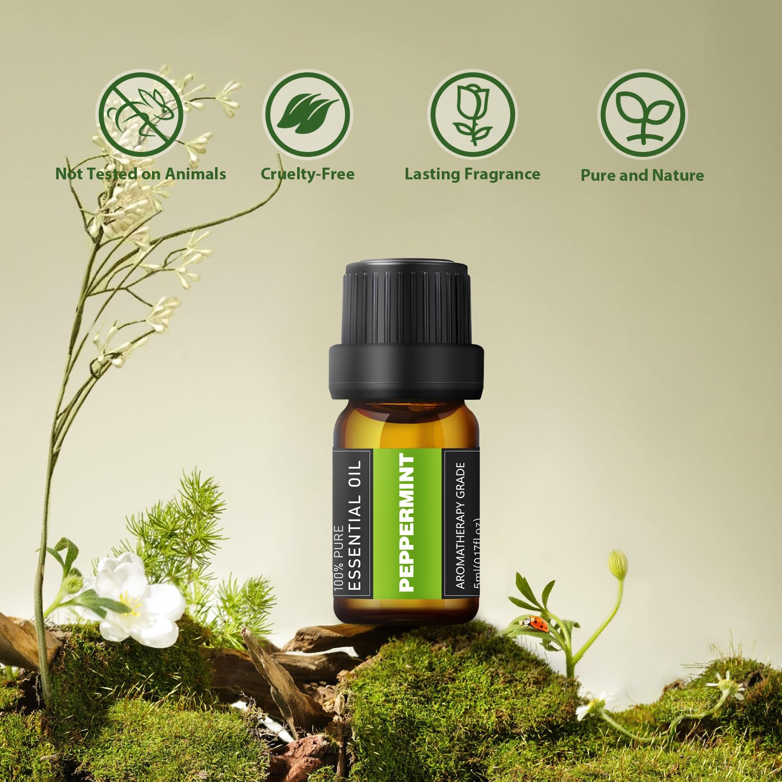 SACATR Lavender oil bottle highlighting calming aromatherapy potential
