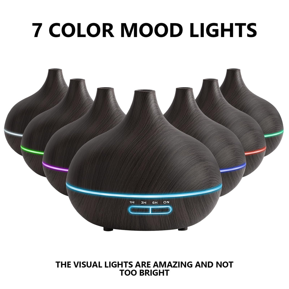 SACATR diffuser emits a soft night light for cozy evenings.