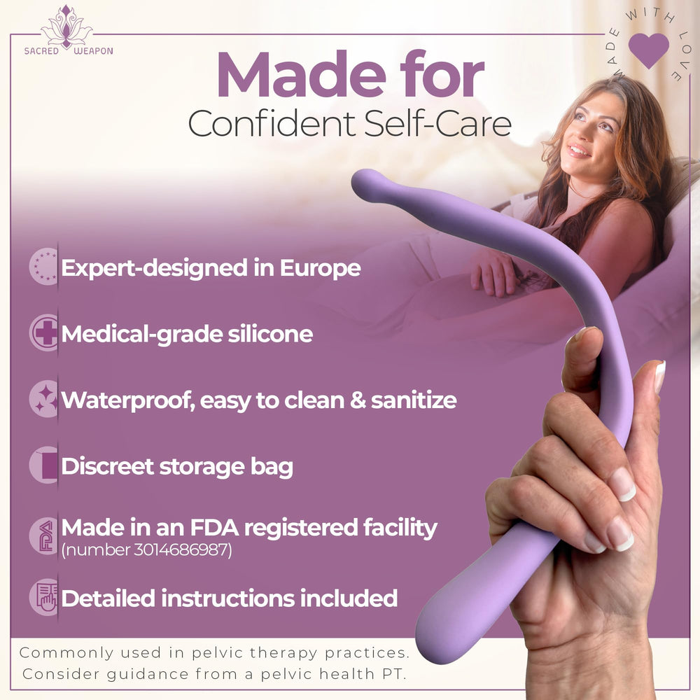 Sacred Weapon all-in-one labour kit for natural birth prep and postpartum comfort.