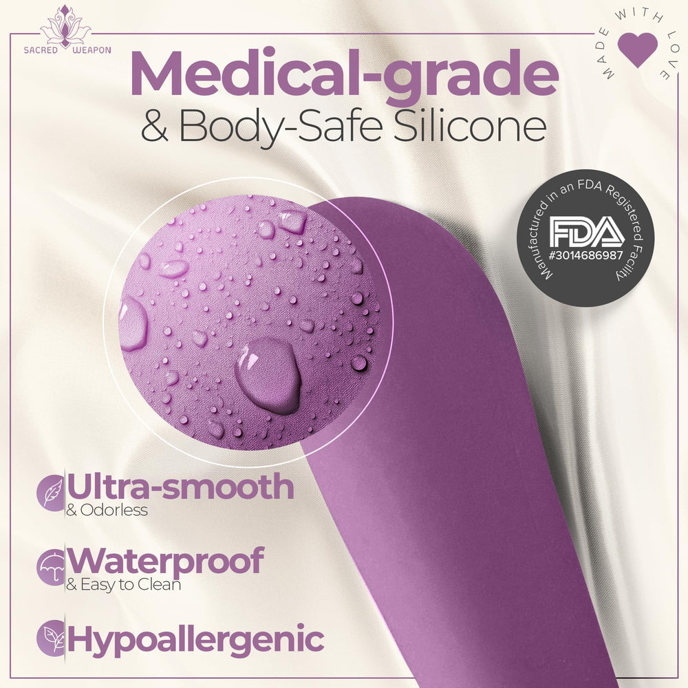 Sacred Weapon lubricant sample supports immediate, comfortable use during prenatal routines.