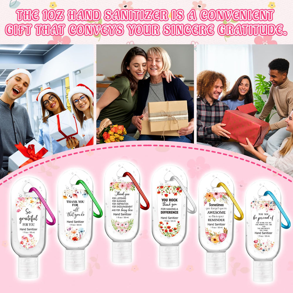 Sacubee berry scented sanitizer on a keychain for easy, fast access.
