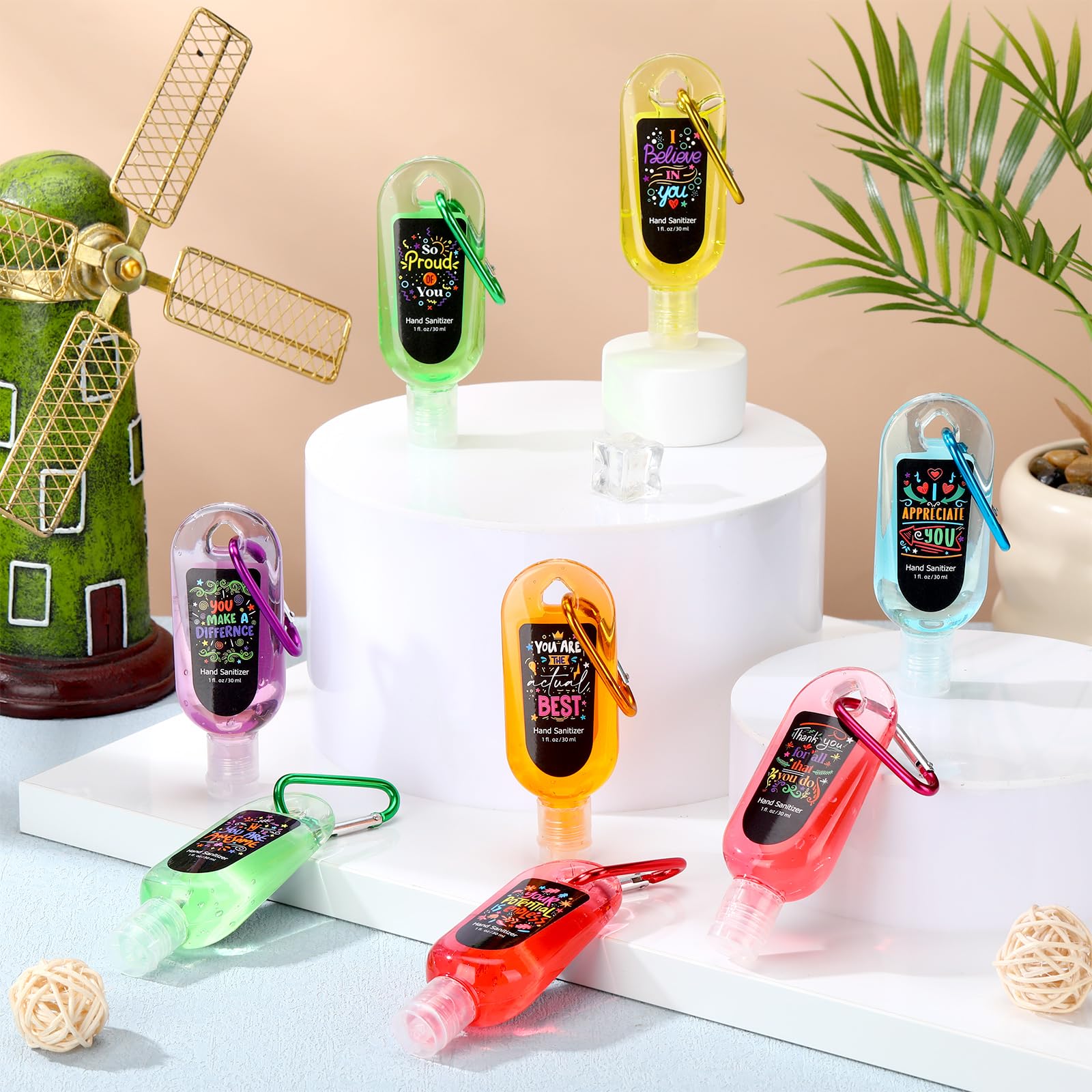 Sacubee hand sanitizer keychain attachment for quick, hands-free access