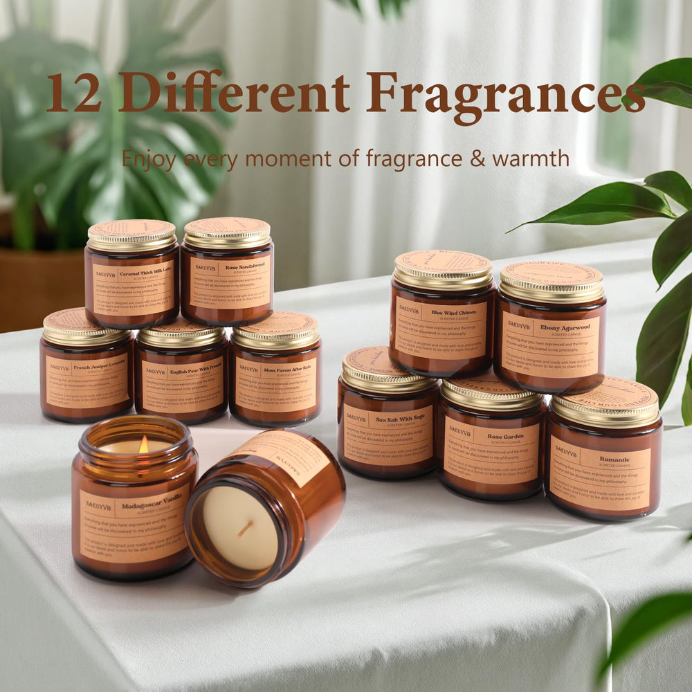 SAEUYVB upgraded wick promotes a steady, thorough burn.