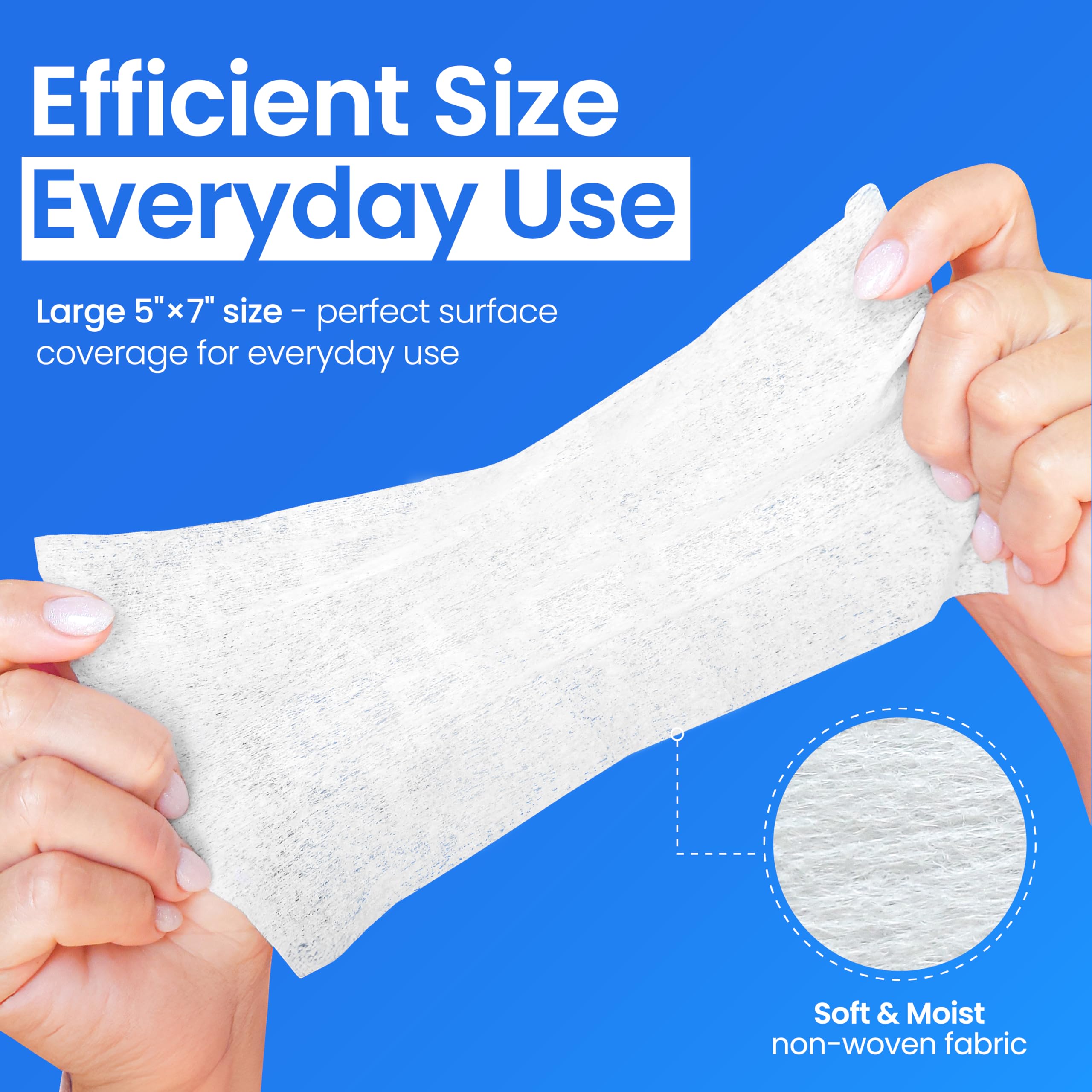 No-rinse formula leaves clean, dry skin ready for reapplication
