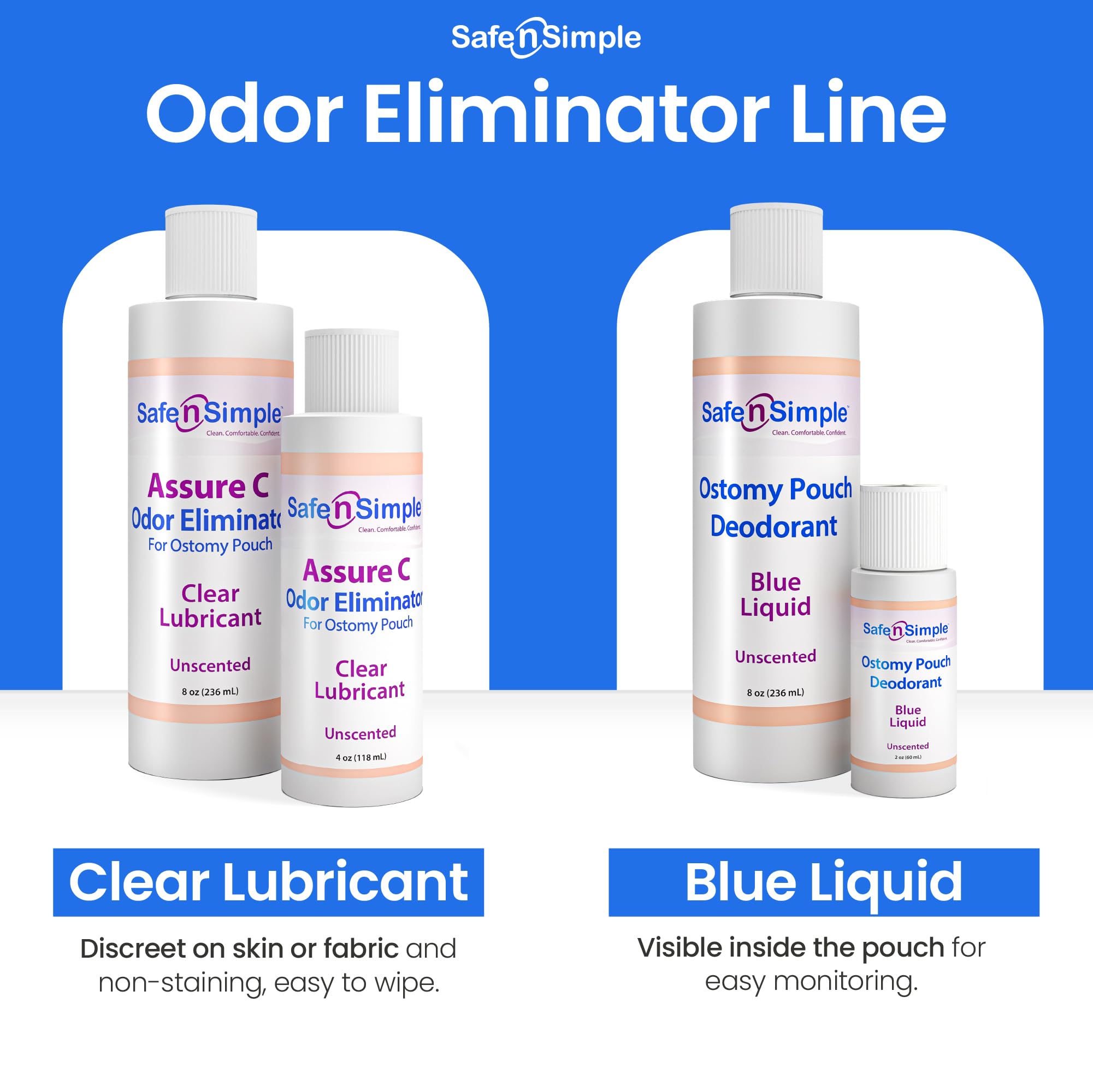 Discreet ostomy care routine with deodorant for odor management