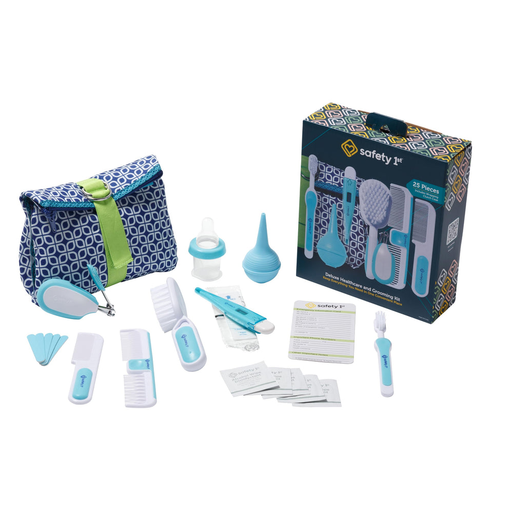 Safety 1st Deluxe kit Arctic Blue packaging for on-the-go baby care