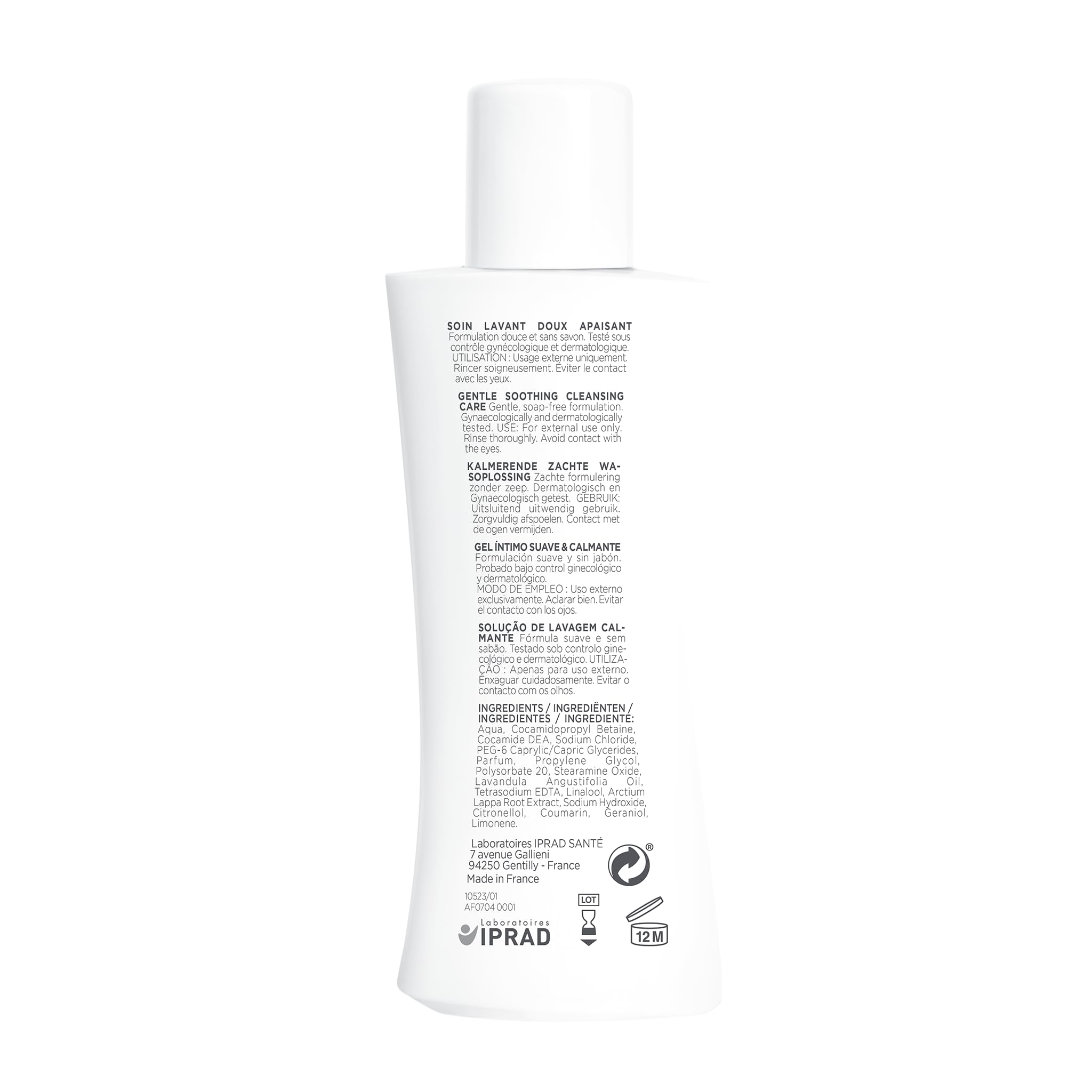 Saforelle intimate hygiene routine image suggesting daily care steps.