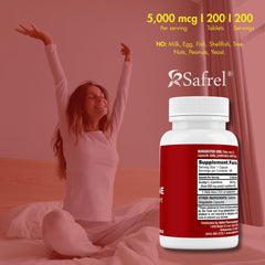 Safrel Acetyl L-Carnitine bottle on desk showing daily routine integration for energy