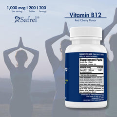 Safrel B12 supports daily routines with quick under-tongue absorption.